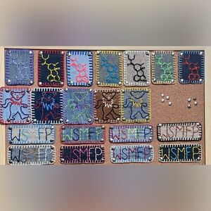 MIDIs Hand Embroidered Patches